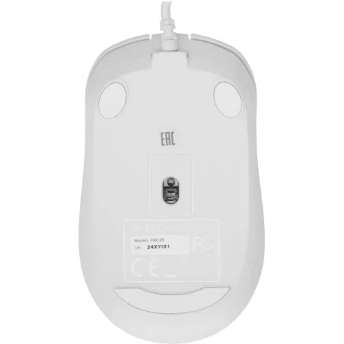 Мышь A4Tech Fstyler FM12S белый оптическая 1200dpi silent USB 3but (FM12S WHITE)