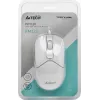 Мышь A4Tech Fstyler FM12S белый оптическая 1200dpi silent USB 3but (FM12S WHITE)