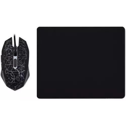 Мышь Оклик 896G черный оптическая 12800dpi USB для ноутбука 5but (1431690)