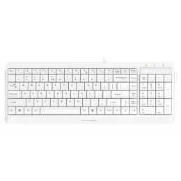 Клавиатура + мышь A4Tech Fstyler F1512 клав:белый мышь:белый USB (F1512 WHITE)
