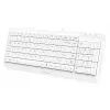 Клавиатура + мышь A4Tech Fstyler F1512 клав:белый мышь:белый USB (F1512 WHITE)