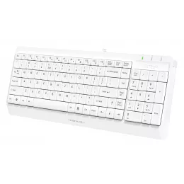 Клавиатура + мышь A4Tech Fstyler F1512 клав:белый мышь:белый USB (F1512 WHITE)