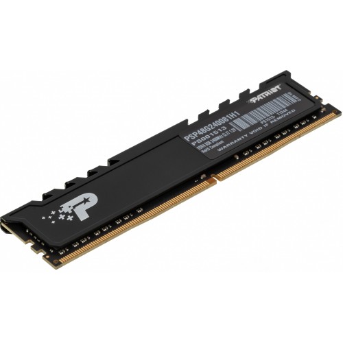 Память DDR4 8Gb 2400MHz Patriot PSP48G240081H1 Signature RTL PC4-19200 CL17 DIMM 288-pin 1.2В single rank с радиатором Ret