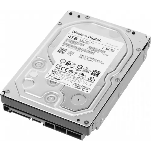 Жесткий диск WD SATA-III 4TB 0B36040 HUS726T4TALE6L4 Server Ultrastar DC HC310 512E (7200rpm) 256Mb 3.5"