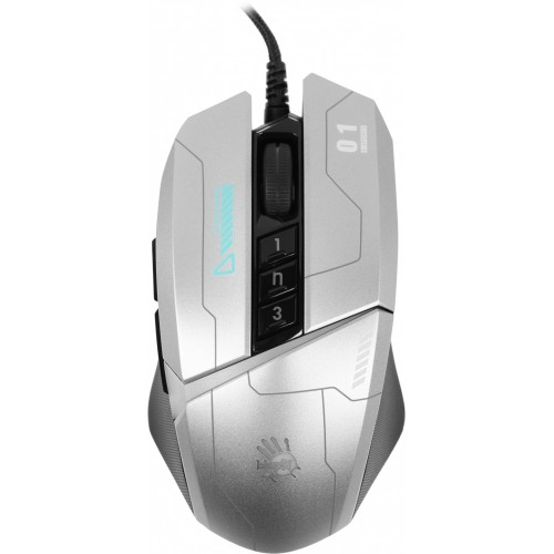 Мышь A4Tech Bloody W60 Max Gun серый/черный оптическая 10000dpi USB 10but