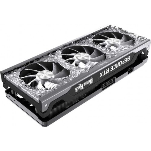 Видеокарта Palit PCI-E 4.0 PA-RTX3070 GAMEROCK 8G V1 LHR NVIDIA GeForce RTX 3070 8Gb 256bit GDDR6 1500/14000 HDMIx1 DPx3 HDCP Ret