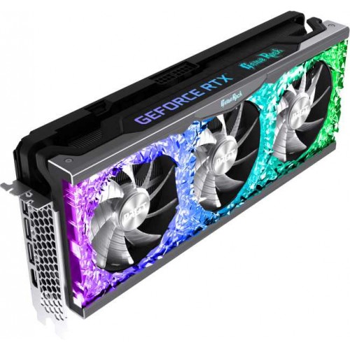 Видеокарта Palit PCI-E 4.0 PA-RTX3070 GAMEROCK 8G V1 LHR NVIDIA GeForce RTX 3070 8Gb 256bit GDDR6 1500/14000 HDMIx1 DPx3 HDCP Ret