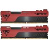 Память DDR4 2x8Gb 3600MHz Patriot PVE2416G360C0K Viper Elite II RTL Gaming PC4-28800 CL20 DIMM 288-pin 1.35В kit с радиатором Ret