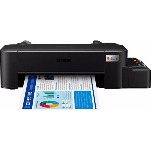 Принтер струйный Epson L121 (C11CD76414/413/505/504) A4 черный