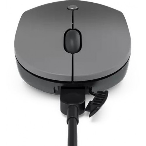 Мышь Lenovo Go серый оптическая 2400dpi беспров. USB-C для ноутбука 3but (GY51C21210)