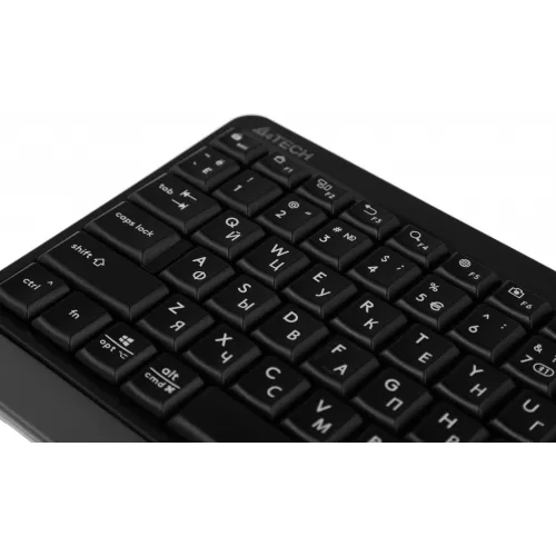 Клавиатура A4Tech FBK11 черный/серый USB беспроводная BT/Radio slim (FBK11 GREY)
