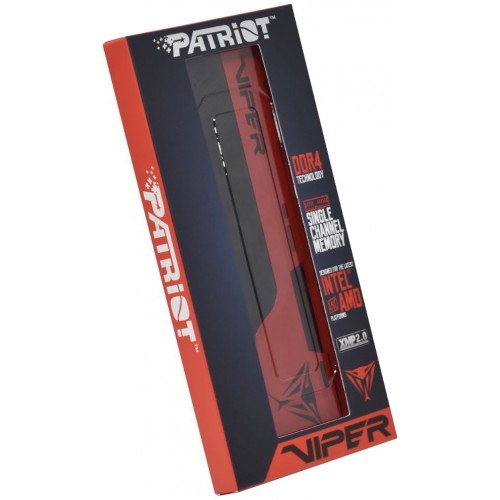 Память DDR4 32Gb 3200MHz Patriot PVE2432G320C8 Viper Elite II RTL Gaming PC4-25600 CL18 DIMM 288-pin 1.35В с радиатором Ret