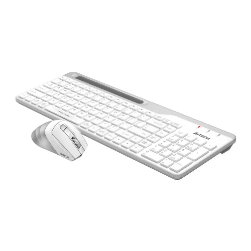 Клавиатура + мышь A4Tech Fstyler FB2535C клав:белый/серый мышь:белый/серый USB беспроводная Bluetooth/Радио slim (FB2535C ICY WHITE)