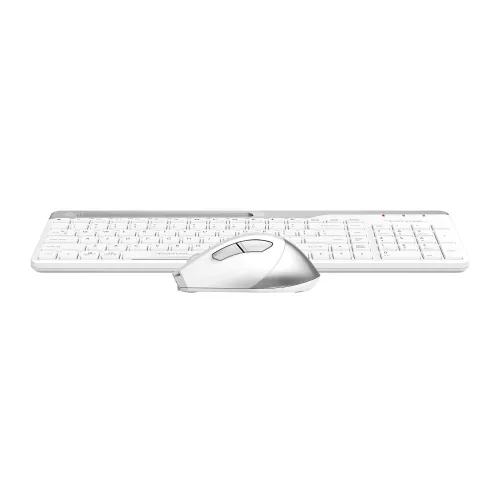 Клавиатура + мышь A4Tech Fstyler FB2535C клав:белый/серый мышь:белый/серый USB беспроводная Bluetooth/Радио slim (FB2535C ICY WHITE)