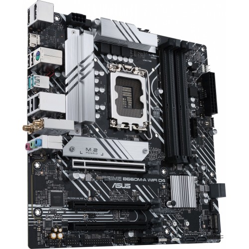 Материнская плата Asus PRIME B660M-A WIFI D4 Soc-1700 Intel B660 4xDDR4 mATX AC`97 8ch(7.1) GbLAN RAID+HDMI+DP