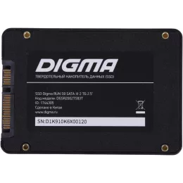 Накопитель SSD Digma SATA-III 2TB DGSR2002TS93T Run S9 2.5"
