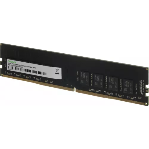 Память DDR4 16Gb 3200MHz Digma DGMAD43200016D RTL PC4-25600 CL22 DIMM 288-pin 1.2В dual rank Ret