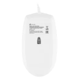 Мышь Оклик 147M белый оптическая 2000dpi USB 4but (1868746)