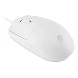 Мышь Оклик 147M белый оптическая 2000dpi USB 4but (1868746)