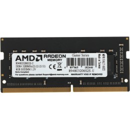 Память DDR4 8Gb 3200MHz AMD R948G3206S2S-U Radeon R9 Gamer Series RTL PC4-25600 CL22 SO-DIMM 260-pin 1.2В Ret