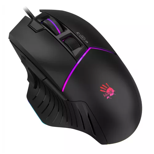 Мышь A4Tech Bloody W95 Max черный оптическая 12000dpi USB 10but (W95 MAX STONE BLACK)