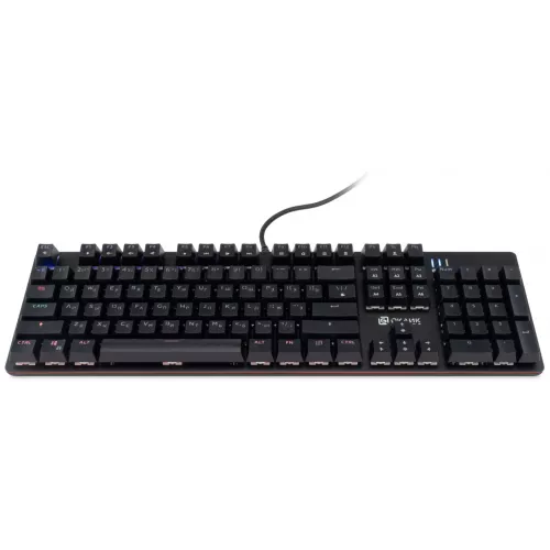 Клавиатура Оклик 990 G2 механическая черный USB Multimedia for gamer LED (1875240) кабель 1.8м