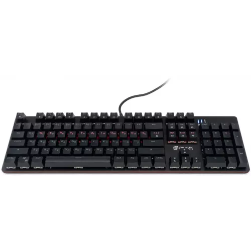 Клавиатура Оклик 990 G2 механическая черный USB Multimedia for gamer LED (1875240) кабель 1.8м