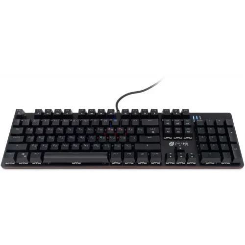 Клавиатура Оклик 990 G2 механическая черный USB Multimedia for gamer LED (1875240) кабель 1.8м