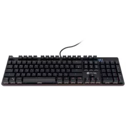 Клавиатура Оклик 990 G2 механическая черный USB Multimedia for gamer LED (1875240) кабель 1.8м