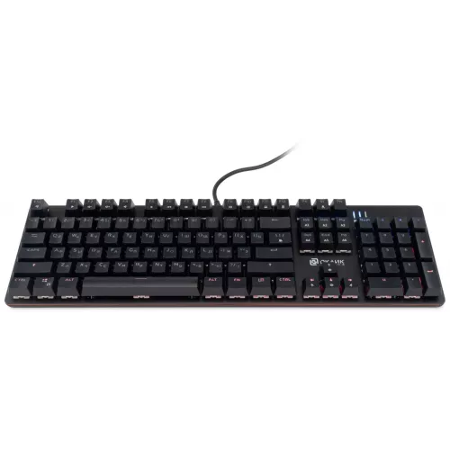 Клавиатура Оклик 990 G2 механическая черный USB Multimedia for gamer LED (1875240) кабель 1.8м