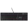 Клавиатура Оклик 990 G2 механическая черный USB Multimedia for gamer LED (1875240) кабель 1.8м