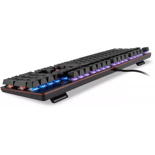 Клавиатура Оклик 990 G2 механическая черный USB Multimedia for gamer LED (1875240) кабель 1.8м