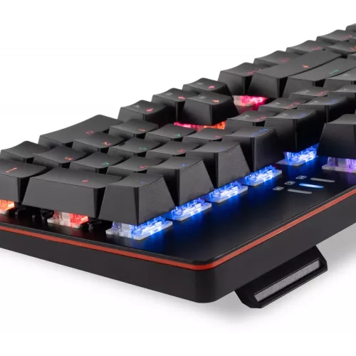 Клавиатура Оклик 990 G2 механическая черный USB Multimedia for gamer LED (1875240) кабель 1.8м