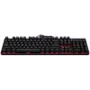 Клавиатура Оклик 990 G2 механическая черный USB Multimedia for gamer LED (1875240) кабель 1.8м