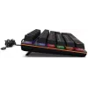 Клавиатура Оклик 990 G2 механическая черный USB Multimedia for gamer LED (1875240) кабель 1.8м