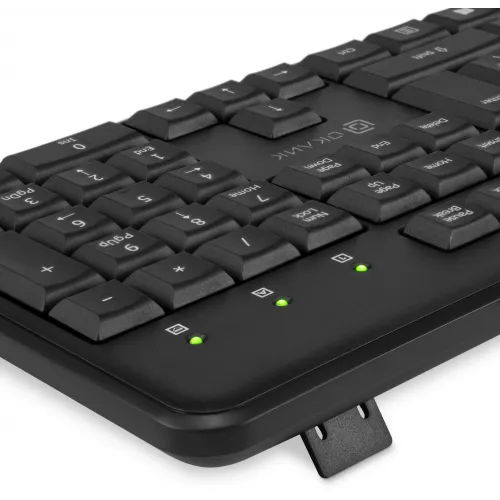 Клавиатура + мышь Оклик S650 клав:черный мышь:черный USB Multimedia (1875246)