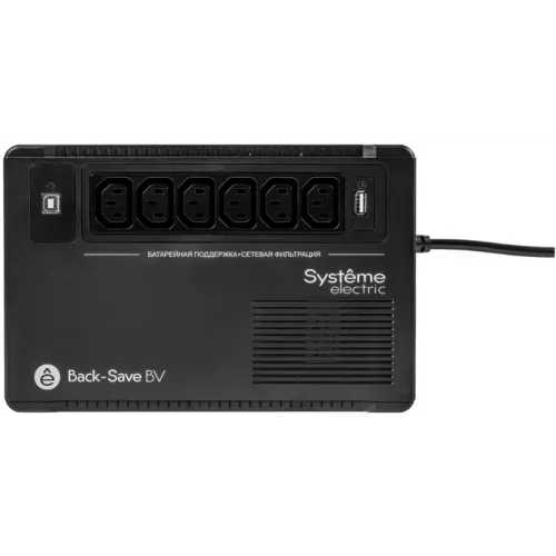 Источник бесперебойного питания Systeme Electriс BV BVSE800I 480Вт 800ВА черный