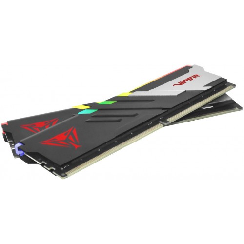 Память DDR5 2x32Gb 5600MHz Patriot PVVR564G560C40K Viper Venom RGB RTL Gaming PC5-44800 CL40 DIMM 288-pin 1.35В kit с радиатором Ret
