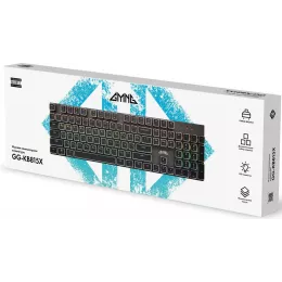 Клавиатура GMNG GG-KB815X механическая черный/серебристый USB Multimedia for gamer LED (1913914) кабель 1.8м