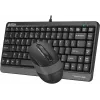 Клавиатура + мышь A4Tech Fstyler F1110 клав:черный/серый мышь:черный/серый USB Multimedia (F1110 GREY)