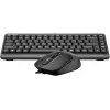 Клавиатура + мышь A4Tech Fstyler F1110 клав:черный/серый мышь:черный/серый USB Multimedia (F1110 GREY)