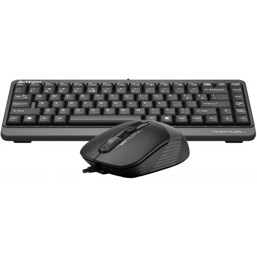 Клавиатура + мышь A4Tech Fstyler F1110 клав:черный/серый мышь:черный/серый USB Multimedia (F1110 GREY)