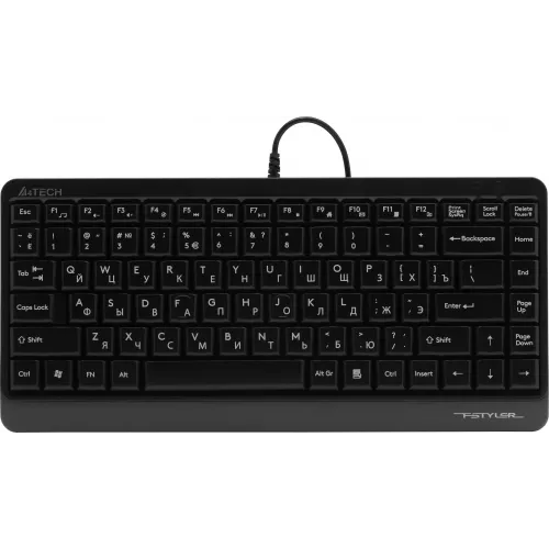 Клавиатура + мышь A4Tech Fstyler F1110 клав:черный/серый мышь:черный/серый USB Multimedia (F1110 GREY)