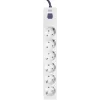 Сетевой фильтр Powercom SP-06W 1.8М 1.8м (6 розеток) белый/серый (коробка)