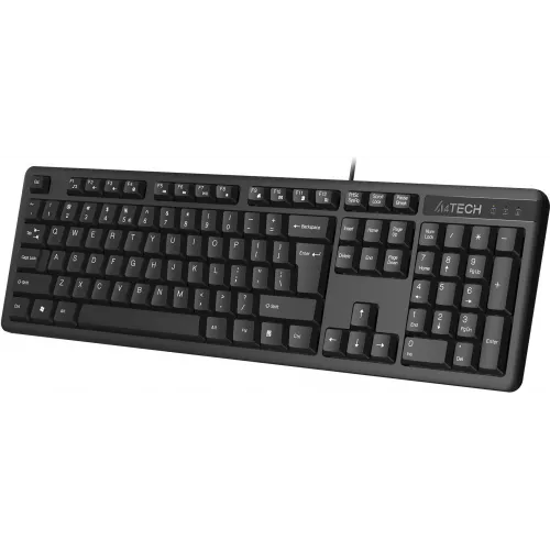 Клавиатура A4Tech KKS-3 черный USB кабель 1.5м