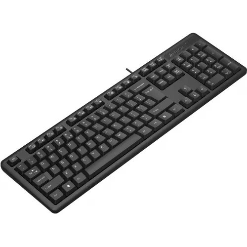 Клавиатура A4Tech KKS-3 черный USB кабель 1.5м