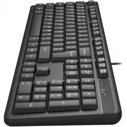 Клавиатура A4Tech KKS-3 черный USB кабель 1.5м