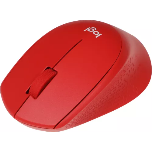 Мышь Logitech M280 красный оптическая 1000dpi беспров. USB 2but (910-004308)