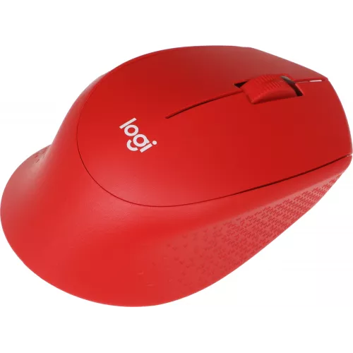 Мышь Logitech M280 красный оптическая 1000dpi беспров. USB 2but (910-004308)