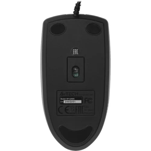 Мышь A4Tech OP-620DS черный оптическая 1200dpi silent USB 3but